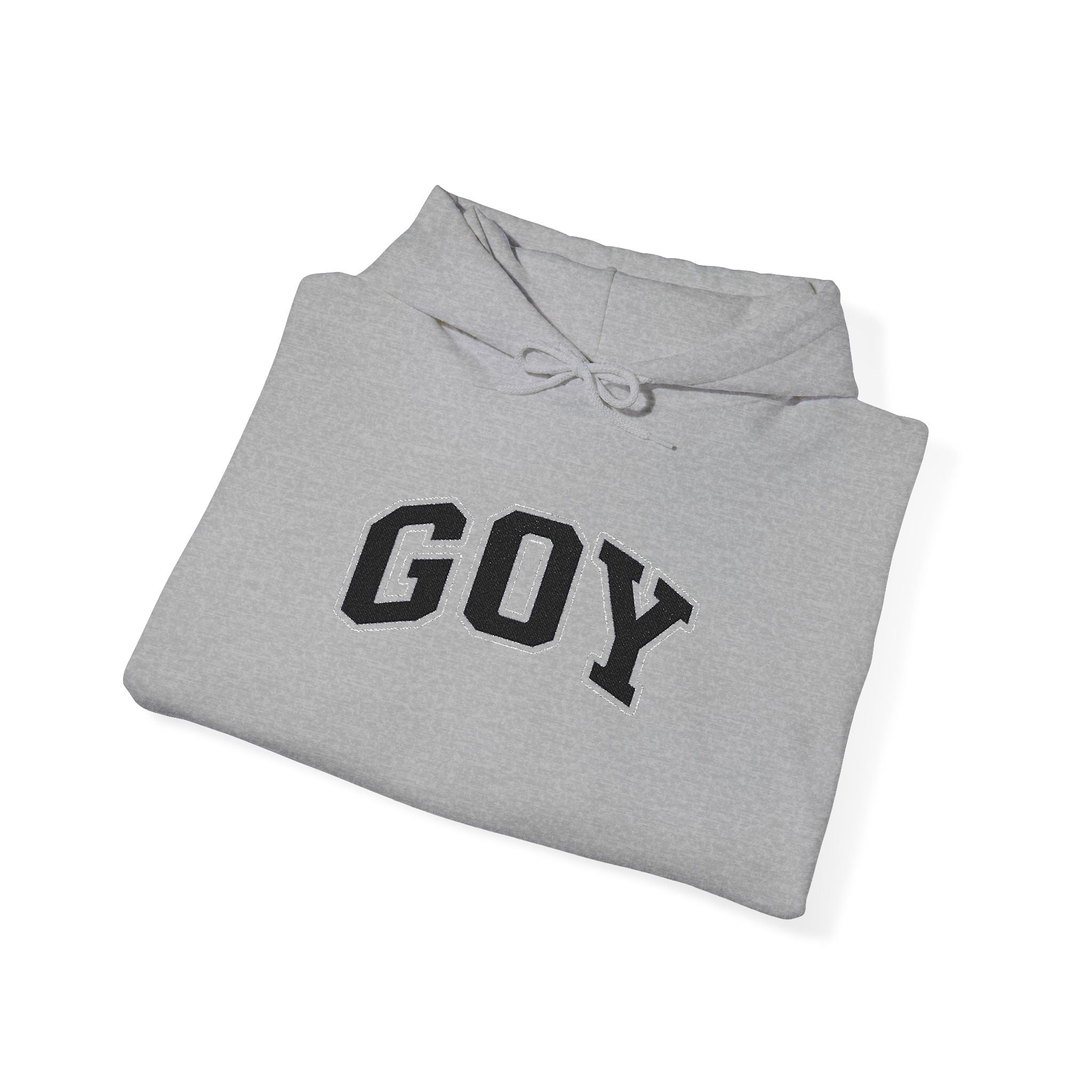 Goy Hoodie — Vintage Varsity Lettering Sweatshirt