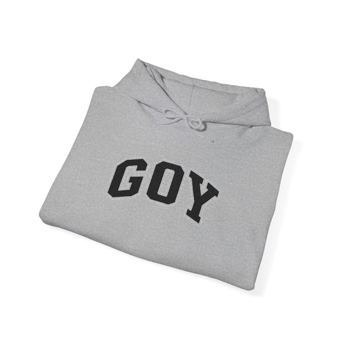 Goy Hoodie — Vintage Varsity Lettering Sweatshirt