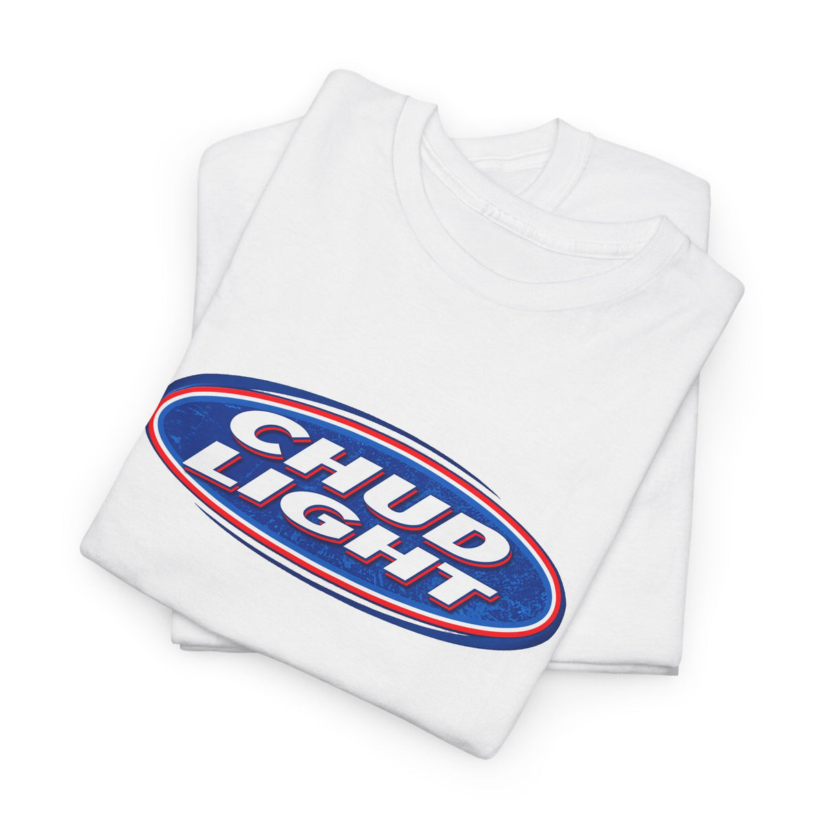 Chud Light Logo Tee — Retro Novelty Beer Parody T-Shirt