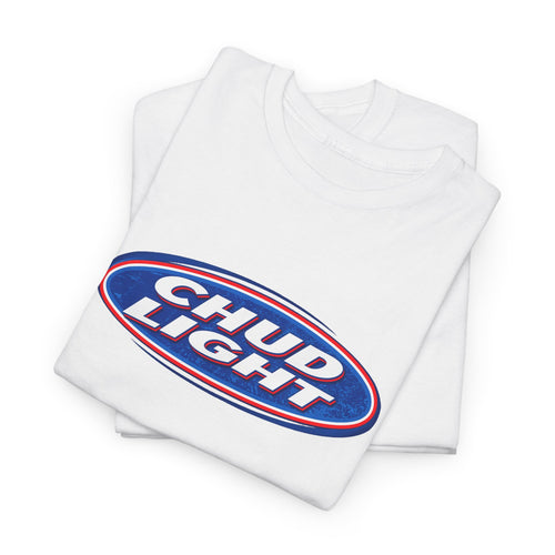 Chud Light Logo Tee — Retro Novelty Beer Parody T-Shirt